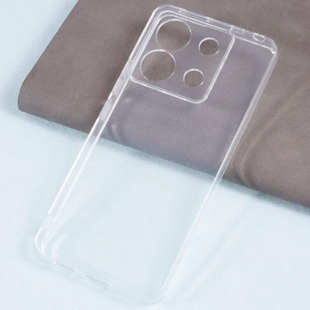 Прозрачный чехол TPU для Xiaomi Redmi Note 12 5G с защитой камеры легкий и тонкий Transparent - Фото 3 Прозрачный чехол TPU для Xiaomi Redmi Note 12 5G с защитой камеры легкий и тонкий Transparent - изображение 3