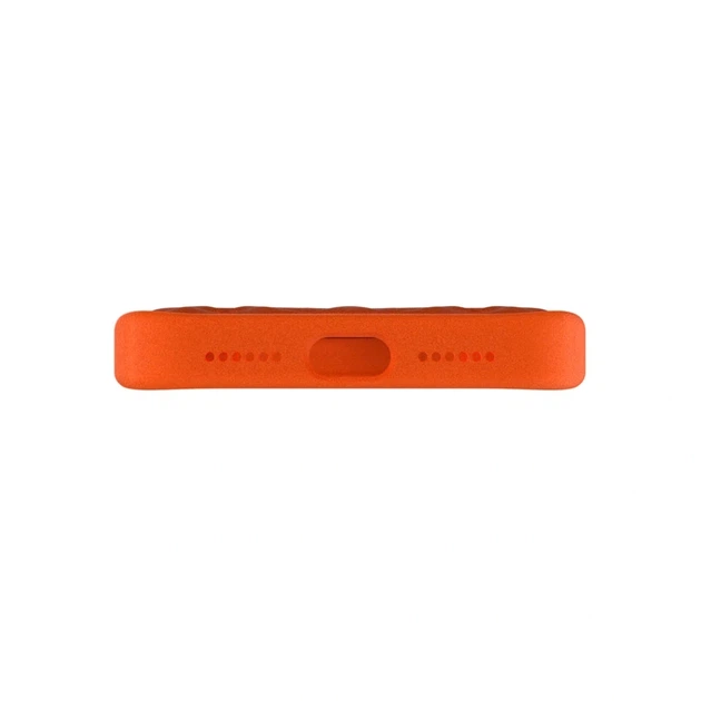 Чехол противоударный Kajsa Briquette Collection для iPhone 17 Pro с MagSafe Orange Plus B-Ring с микрофиброй внутри - изображение 9