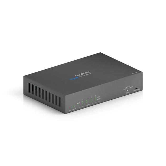 HDMI спліттер 1x4 HDBaseT, 4K, PoC PURELINK PT-SP-HD14BT - зображення 3