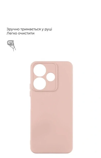 Чехол силиконовый Full Camera для Infinix Smart 8 Plus защита камеры TPU 19.Pink Sand - зображення 3