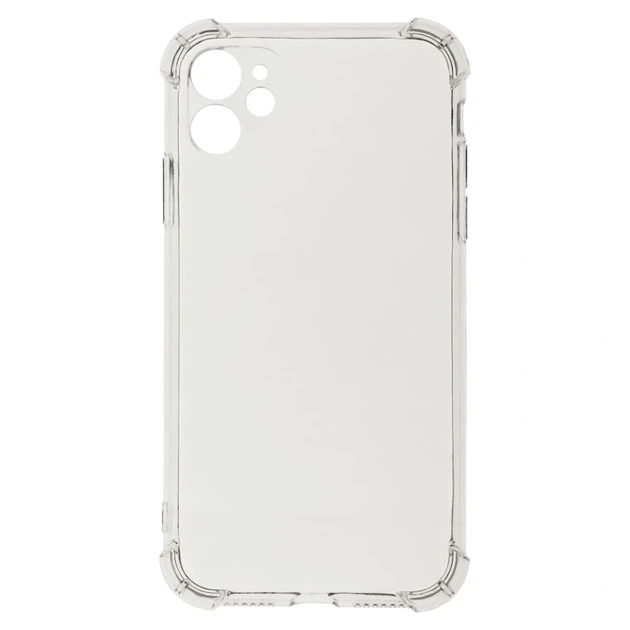 Чехол TPU Virgin Hard Full Camera для iPhone 12 прозрачный с защитой камеры - Фото 1 Чехол TPU Virgin Hard Full Camera для iPhone 12 прозрачный с защитой камеры - зображення 1