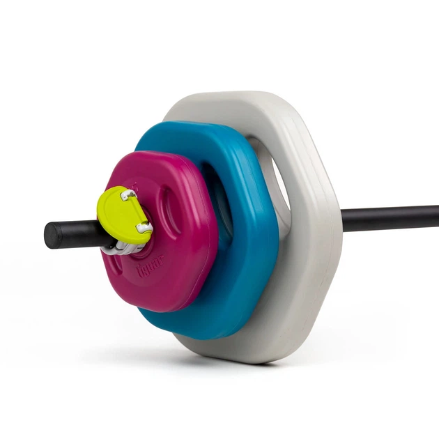 Штанга Tiguar Powergym + диски 2 x 1.25 - 2.5 - 4.5 кг TI-PG004 (5906660029632) - зображення 2