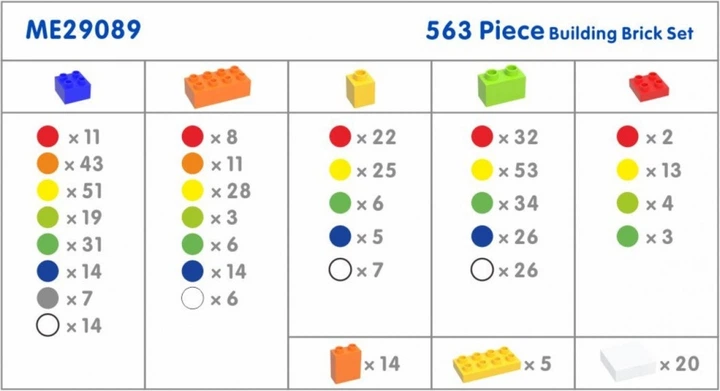 Конструктор Masterkidz з накладками на панель 563 елементів MK0023 (5906280655631) - зображення 8