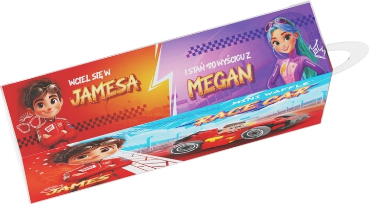 Klocki konstrukcyjne Marioinex Mini Waffle Cars: Race Car i James 50 elementów Czerwony 645655 (5903033906255) - obraz 2