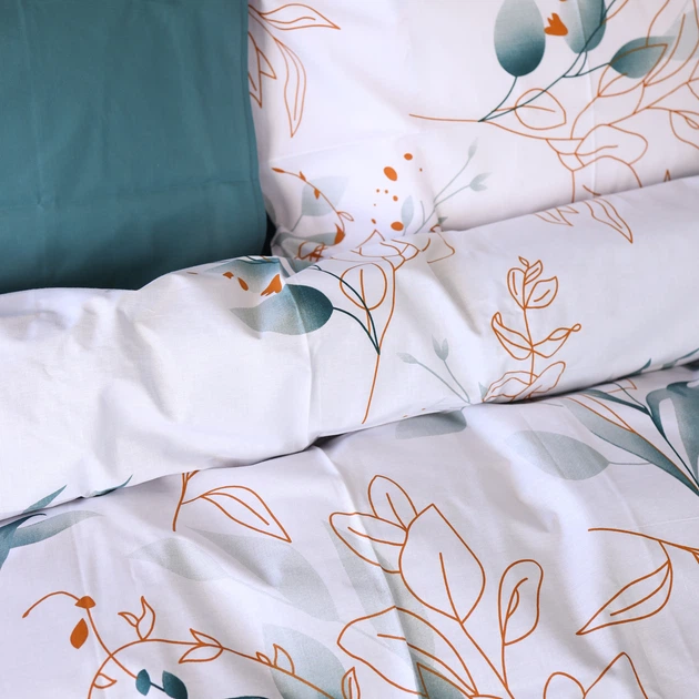 Простирадло Ranforce Elite 17-0954 Delicate Foliage 220*240 - зображення 4