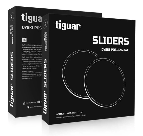 Диски для скольжения Tiguar Sliders 2 шт. TI-SL0001 (5902860492238) - изображение 4