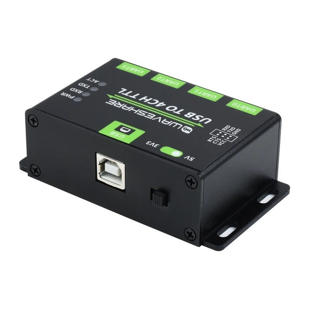 Адаптер USB TO 4CH TTL Waveshare 21619 45704 - Фото 3 Адаптер USB TO 4CH TTL Waveshare 21619 45704 - изображение 3