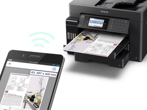 МФУ струйное цветное A3+ Epson L15160, Black (C11CH71404) - изображение 4