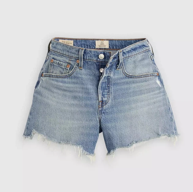 Шорти джинсові короткі жіночі Levi`s 501® Curve Short 005DP-0001 28 Сині (5401187758848) - зображення 7