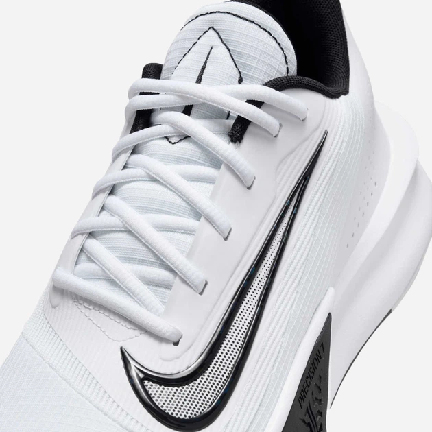 Чоловічі кросівки для баскетболу Nike Precision VII FN4322-101 42 (8.5US) Білі (197596804584) - зображення 7