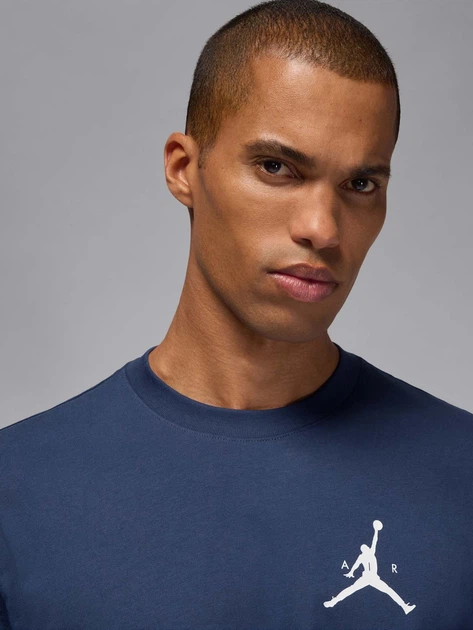 Koszulka męska bawełniana Jordan M J Jumpman Ss Lbr Tee IM9803-410 L Niebieska (198730649900) - obraz 4