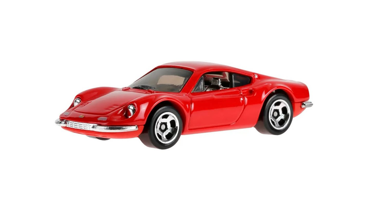 Машинка Базова Hot Wheels DINO 206 GT Ferrari 1:64 JJH56 Red