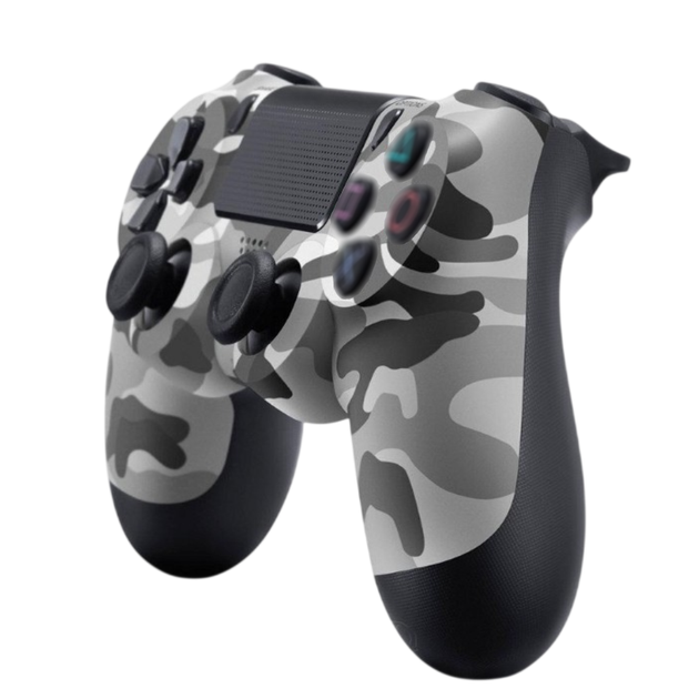 Беспроводной геймпад DualShock 4 V2 Bluetooth для PlayStation и ПК — Серый камуфляж - изображение 2