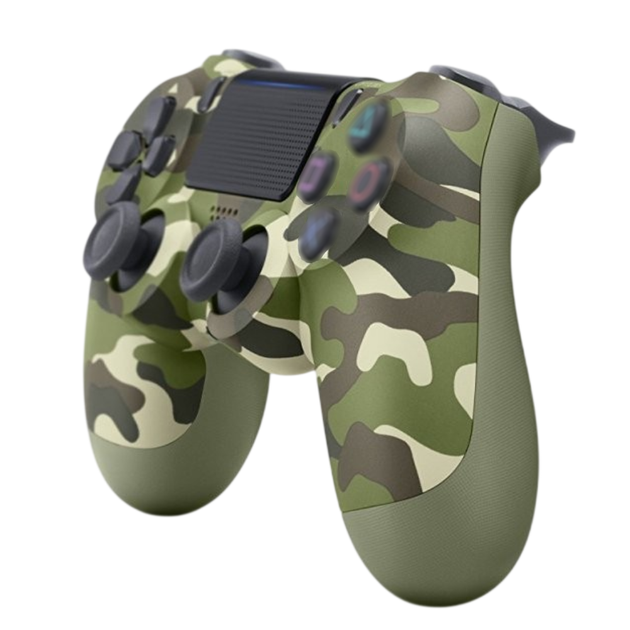 Беспроводной геймпад DualShock 4 V2 Bluetooth для PlayStation и ПК — Хаки камуфляж - изображение 2