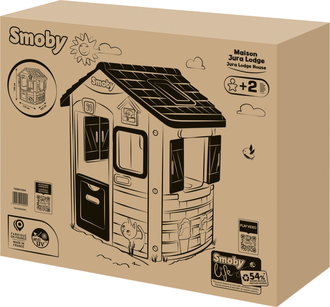 Будиночок Smoby Toys Neo Jura 132 x 115 x 123 см (3032168105041) - зображення 2