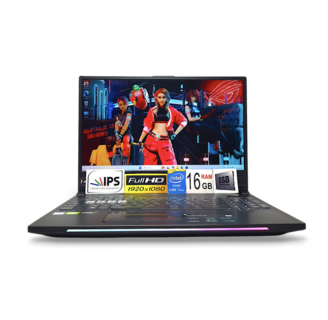 Ноутбук Asus ROG Strix Hero II 15.6 FHD 144Hz IPS Core i7-8750H 16GB SSD 512GB Nvidia RTX 2060 6GB Б/У - Фото 1 Ноутбук Asus ROG Strix Hero II 15.6 FHD 144Hz IPS Core i7-8750H 16GB SSD 512GB Nvidia RTX 2060 6GB Б/У - зображення 1