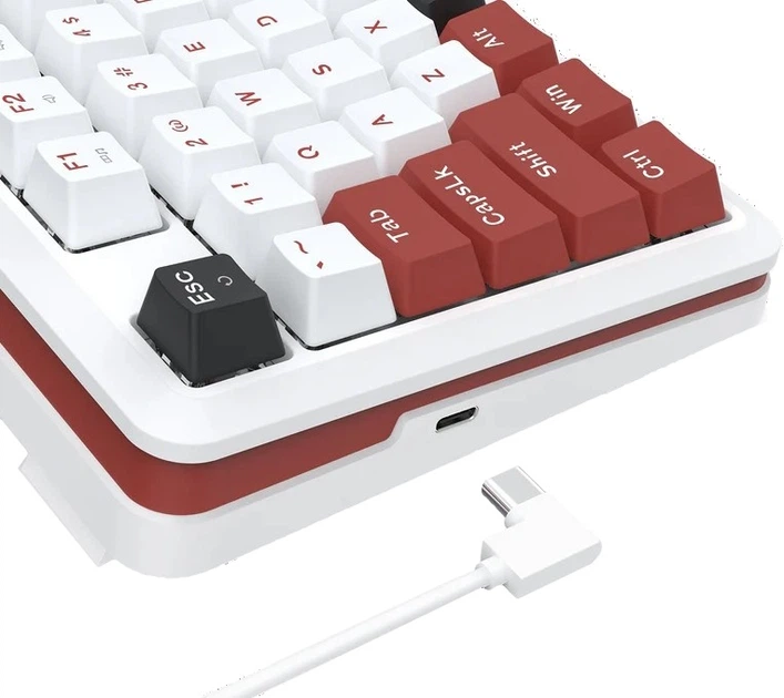 Klawiatura przewodowa Redragon K721WRB-RGB-M Stormhunter Biała (6950376733009) - obraz 3