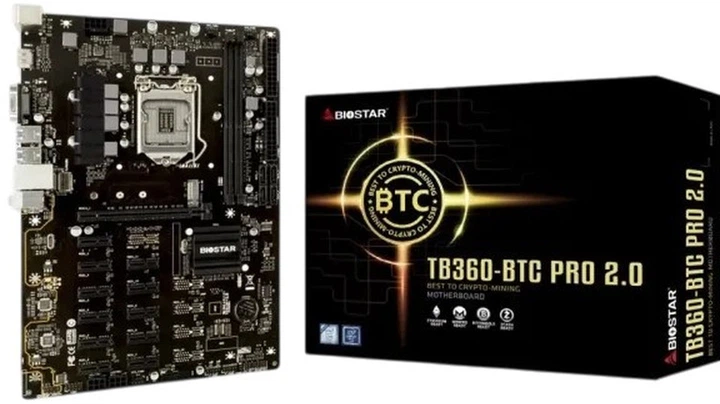 Материнська плата Biostar TB360-BTC PRO 2.0 (s1151, Intel B360, PCI-Ex16) - зображення 4