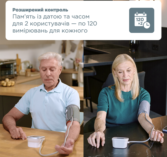 Тонометр B.Well TH-75 с функцией обнаружения фибрилляции предсердий (AFib), без адаптера - изображение 5