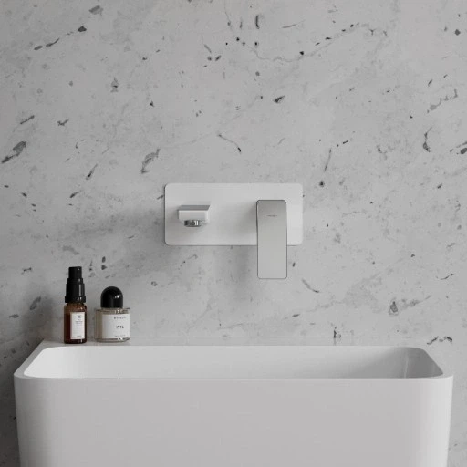 Змішувач для умивальника Omnires Parma chrome /white(PM7415CRB) (00139918) - зображення 2