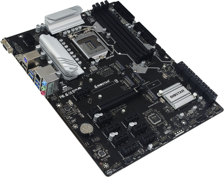 Материнская плата Biostar TZ590-BTC Duo (s1200, Intel Z590, PCI-Ex16) - Фото 1 Материнская плата Biostar TZ590-BTC Duo (s1200, Intel Z590, PCI-Ex16) - зображення 1