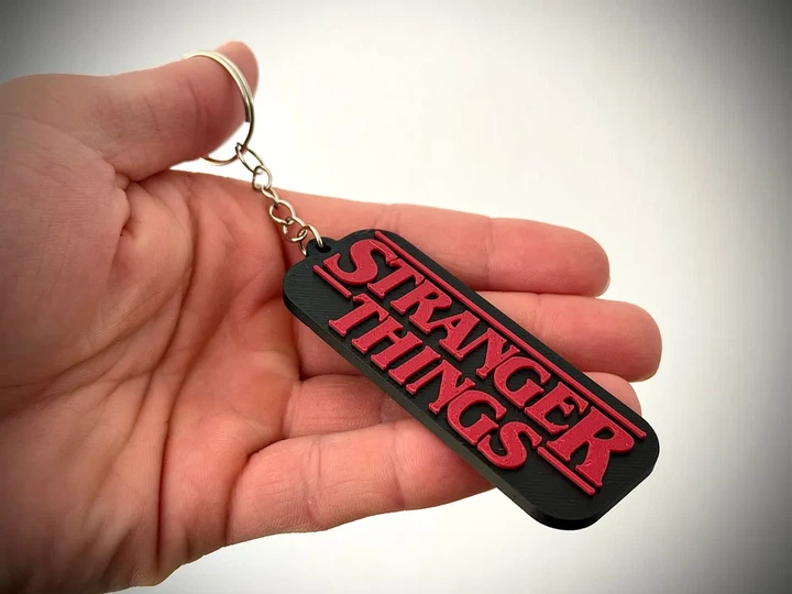 Брелок для ключів у вигляді логотипу серіалу Дивні дива Stranger Things. Aivory - изображение 2