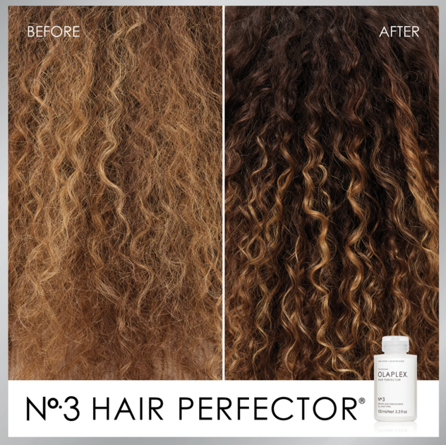 Відновлювальна маска-еліксир для волосся No3 OLAPLEX Hair Perfector 100 мл - Фото 4 Відновлювальна маска-еліксир для волосся No3 OLAPLEX Hair Perfector 100 мл - зображення 4