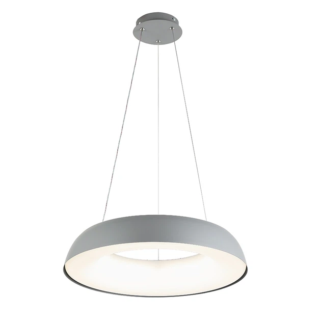 Люстра подвесная светодиодная смарт LED-кольцо Levistella 797MD6018 (480) DGY темно-серая - изображение 2