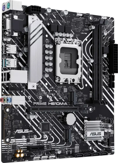 Материнська плата ASUS PRIME H610M-A R2.0 (s1700, Intel H610, PCI-Ex16) - зображення 3