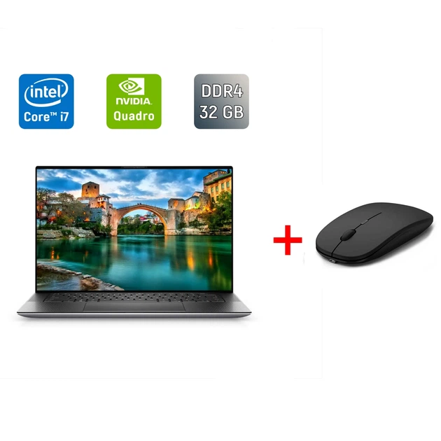 Мобильная рабочая станция Б-класс Dell Precision 5560 / 15.6" (1920x1080) IPS / Core i7-11800H (8 (16) ядер по 2.3 - 4.6 GHz) / 32 GB DDR4 / 512 GB SSD / Quadro T1200, 4 GB GDDR6, 128-bit / WebCam / TouchID / Windows 11 б/у + Подарок Беспроводная мышь - Фото 1 Мобильная рабочая станция Б-класс Dell Precision 5560 / 15.6" (1920x1080) IPS / Core i7-11800H (8 (16) ядер по 2.3 - 4.6 GHz) / 32 GB DDR4 / 512 GB SSD / Quadro T1200, 4 GB GDDR6, 128-bit / WebCam / TouchID / Windows 11 б/у + Подарок Беспроводная мышь - изображение 1