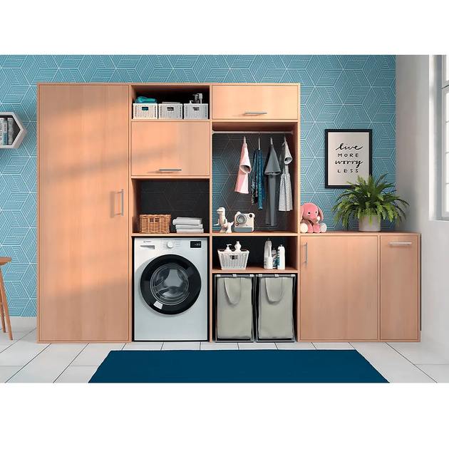 Стиральная машина Indesit фронтальная, 7кг, 1200, A+++, 49.6см, дисплей, пар, инвертор, люк черный, белый - изображение 7