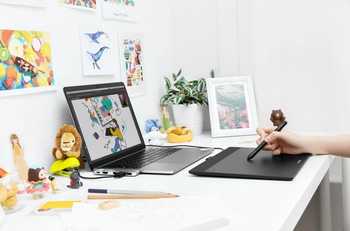 Графический планшет XP-PEN Deco Fun L (Black) - изображение 9