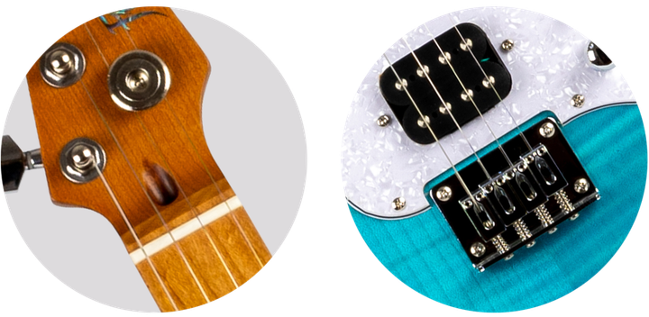 Електроукулеле Барітон Flight Pathfinde Baritone OBL - зображення 4