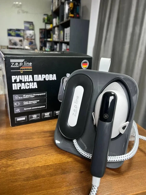 Відпарювач Zepline ZP-00222 Pro Сірий – з функцією самоочищення та сенсорним управлінням - изображение 7