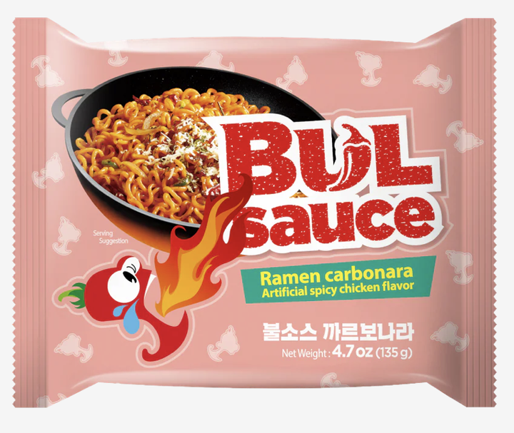 Локшина Bulsauce Spicy Carbonara гостра, стір-фрай 135 г ТМ Harim - Фото 1 Локшина Bulsauce Spicy Carbonara гостра, стір-фрай 135 г ТМ Harim - зображення 1