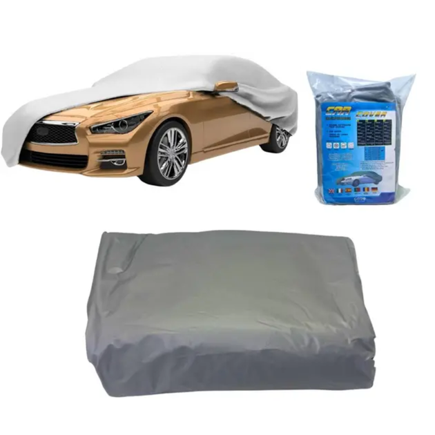 Защитный тент-чехол для автомобиля 5,8×1,8 м Universal Car Cover от солнца и снега - изображение 4