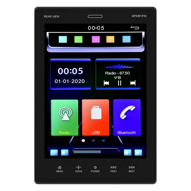 Автомагнітола 2Din 9,5 дюймів 45 Вт Bluetooth USB навігація Style 9520 - зображення 3