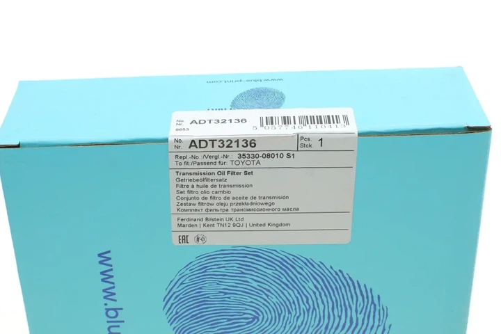 Фільтр АКПП Toyota Avensis 03-08 (к-кт з прокладкою) BLUE PRINT ADT32136 - изображение 5