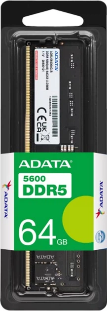 Оперативна пам'ять ADATA DDR5-5600 65536MB PC5-44800 (AD5U560064G-S) - зображення 2