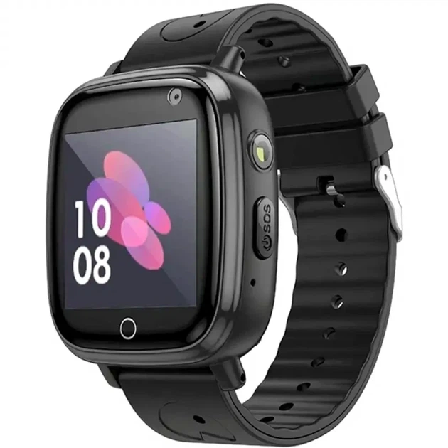Дитячий смарт-годинник HOCO Y100 Чорний з GPS та SIM карткою 1.44 дюйми з функцією дзвінка та кнопкою SOS - зображення 5