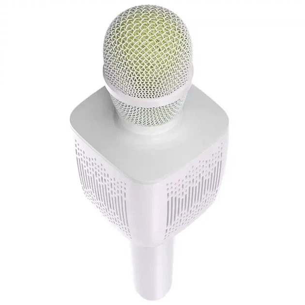 Караоке-мікрофон Hoco BK5 Cantando 5 Вт 1200 мАг Bluetooth AUX білий портативний для співу - Фото 8 Караоке-мікрофон Hoco BK5 Cantando 5 Вт 1200 мАг Bluetooth AUX білий портативний для співу - зображення 8