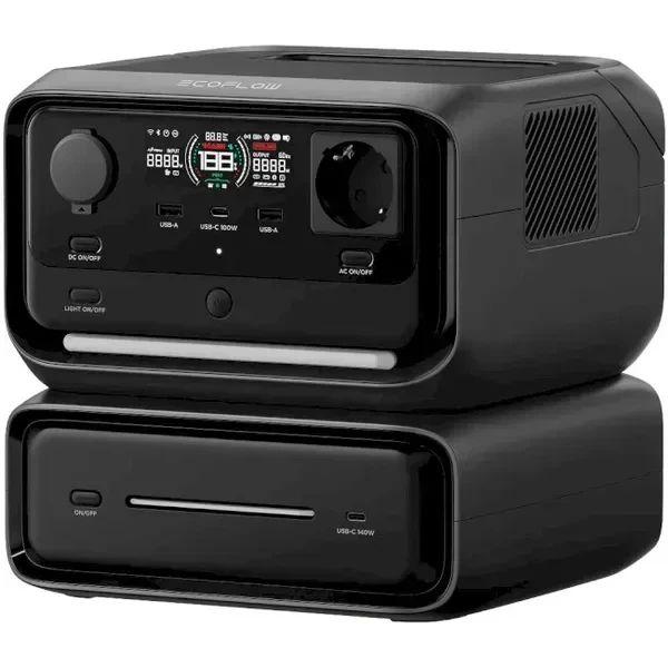 Комплект зарядної станції EcoFlow RIVER 3 Max (EFRIVER3Max-EU-CBOX) - Фото 1 Комплект зарядної станції EcoFlow RIVER 3 Max (EFRIVER3Max-EU-CBOX) - изображение 1