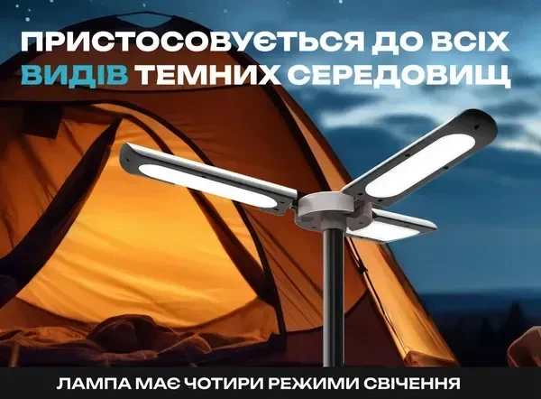 Кемпінговий телескопічний ліхтар-світильник EcoFlow Multifunctional Outdoor Camping Light - изображение 3