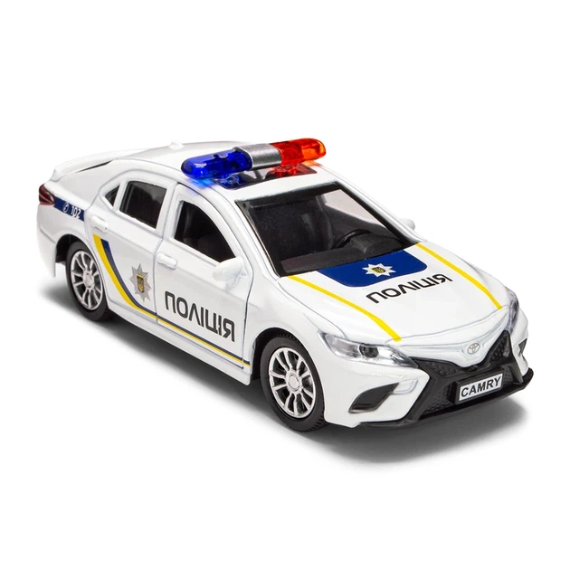Автомодель дитяча Toyota Camry Поліція TechnoDrive KM250416 масштаб 1:43 - изображение 13