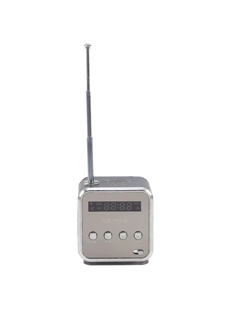 Портативная колонка TD-V26, FM-радио, Bluetooth, micro SD/TF/USB, RGB-подсветка, черная - Фото 6 Портативная колонка TD-V26, FM-радио, Bluetooth, micro SD/TF/USB, RGB-подсветка, черная - изображение 6