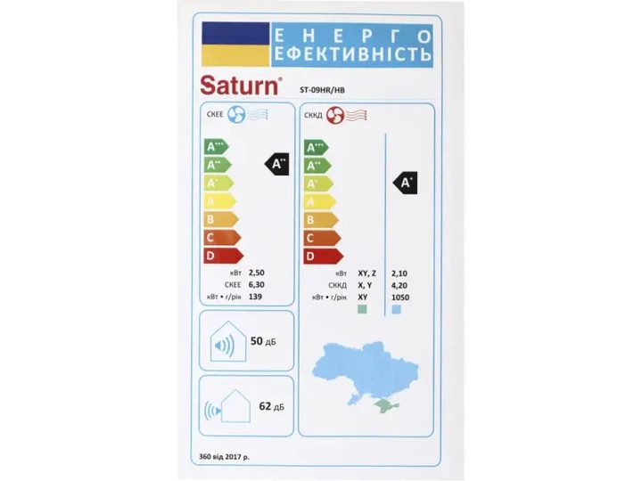 Спліт-система Saturn ST-18HR/HB - изображение 10