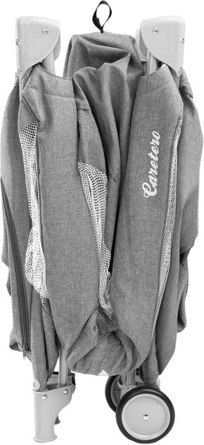 Дорожнє ліжечко Caretero Basic Plus grey 125×66 ×75.5 см (5903076300362) - зображення 6