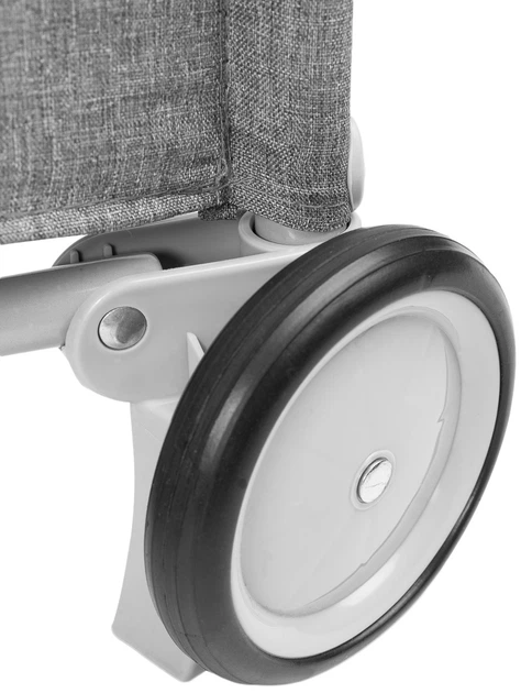 Дорожнє ліжечко Caretero Basic Plus grey 125×66 ×75.5 см (5903076300362) - зображення 8
