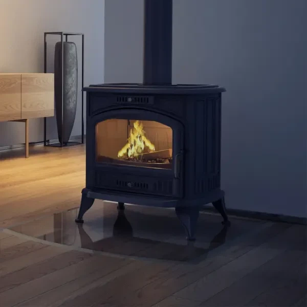 Чугунная печь-камин Kratki KOZA K6 Ø150 8,0 кВт - изображение 2