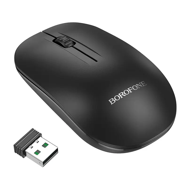 Комп’ютерна мишка BOROFONE BG14 Чорний - изображение 4